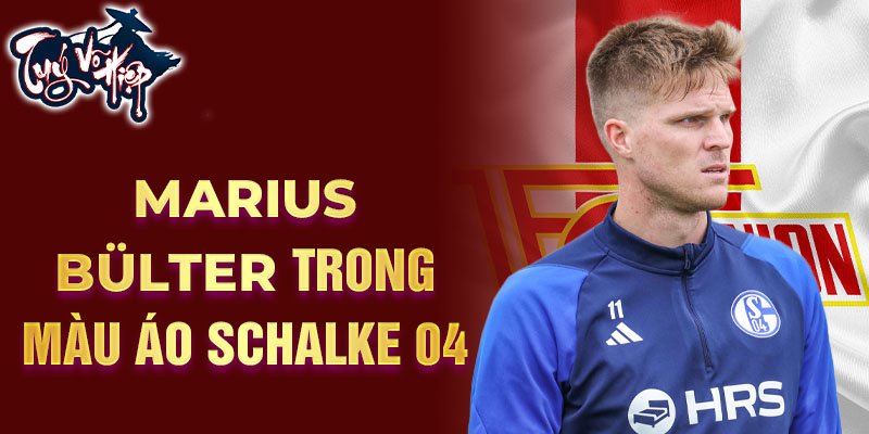 Marius Bülter trong màu áo Schalke 04